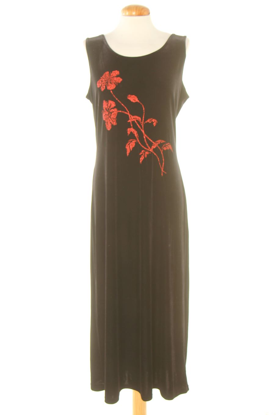 Aufwändiges Kleid von Canda (C&A) Größe L, Farbe Schwarz, für