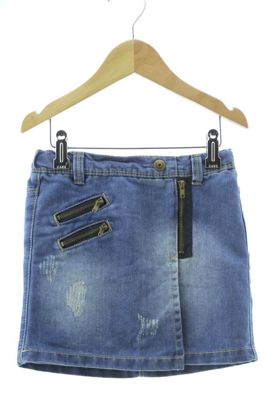 Jupe Tape à l'oeil de la taille 4 ans de denim de seconde main