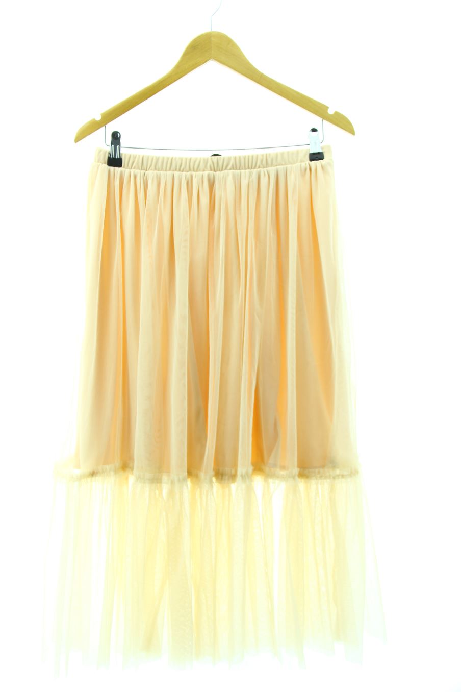 Jupe Trafaluc de la taille S, de couleur beige