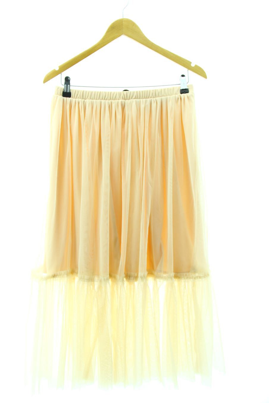 Jupe Trafaluc de la taille S, de couleur beige