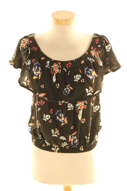 Blusa de manga corta