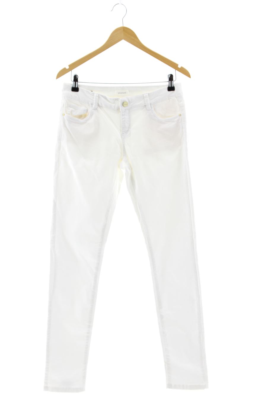 Jeans Promod de la taille 40, de couleur blanc de denim