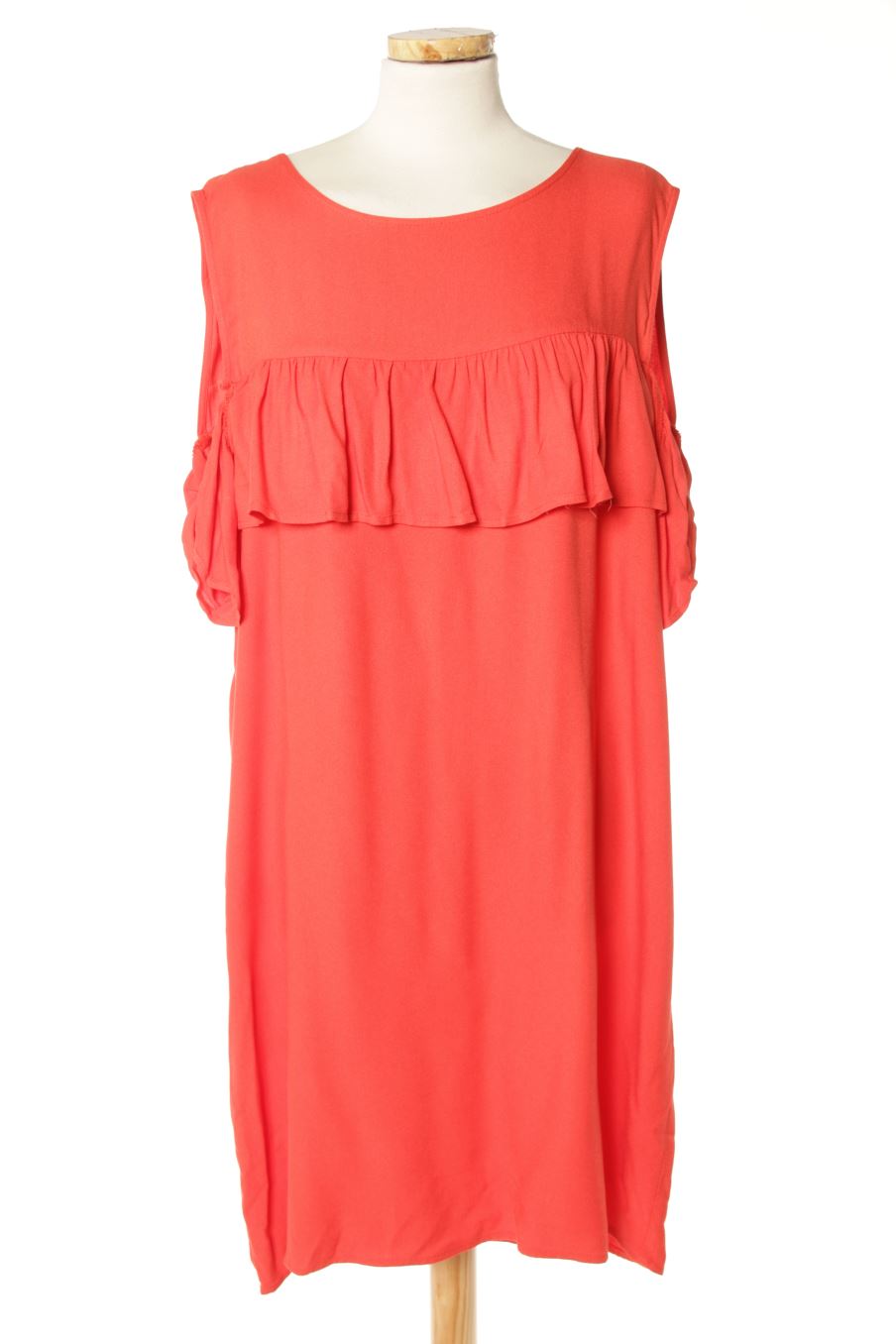 Robe casual OCTOBER de la taille L, de couleur rouge