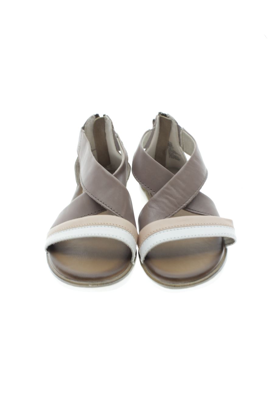 Sandalias planas de Jana de la talla 37, de color gris de