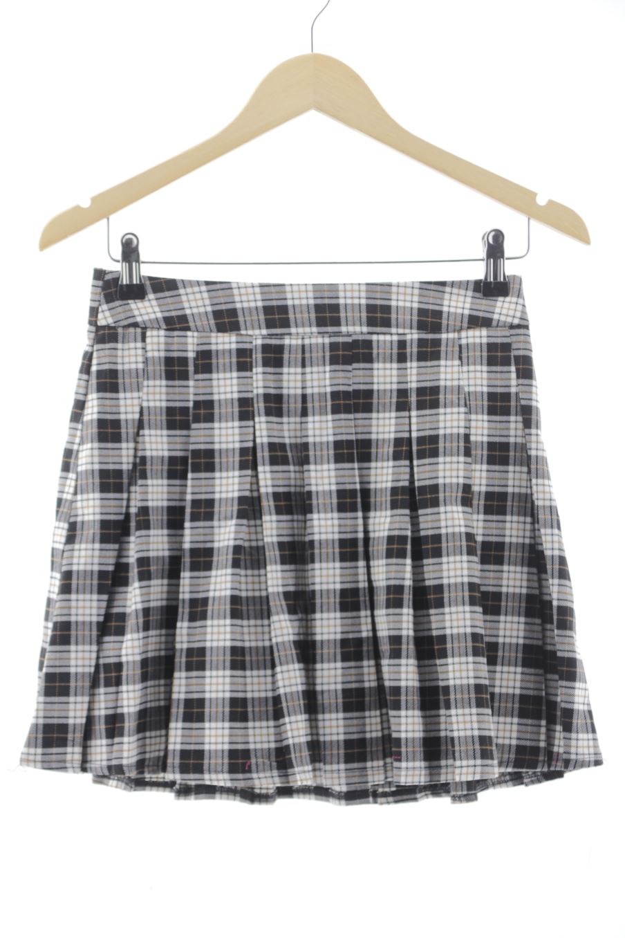 Falda de Stradivarius de la talla S, de color cuadros