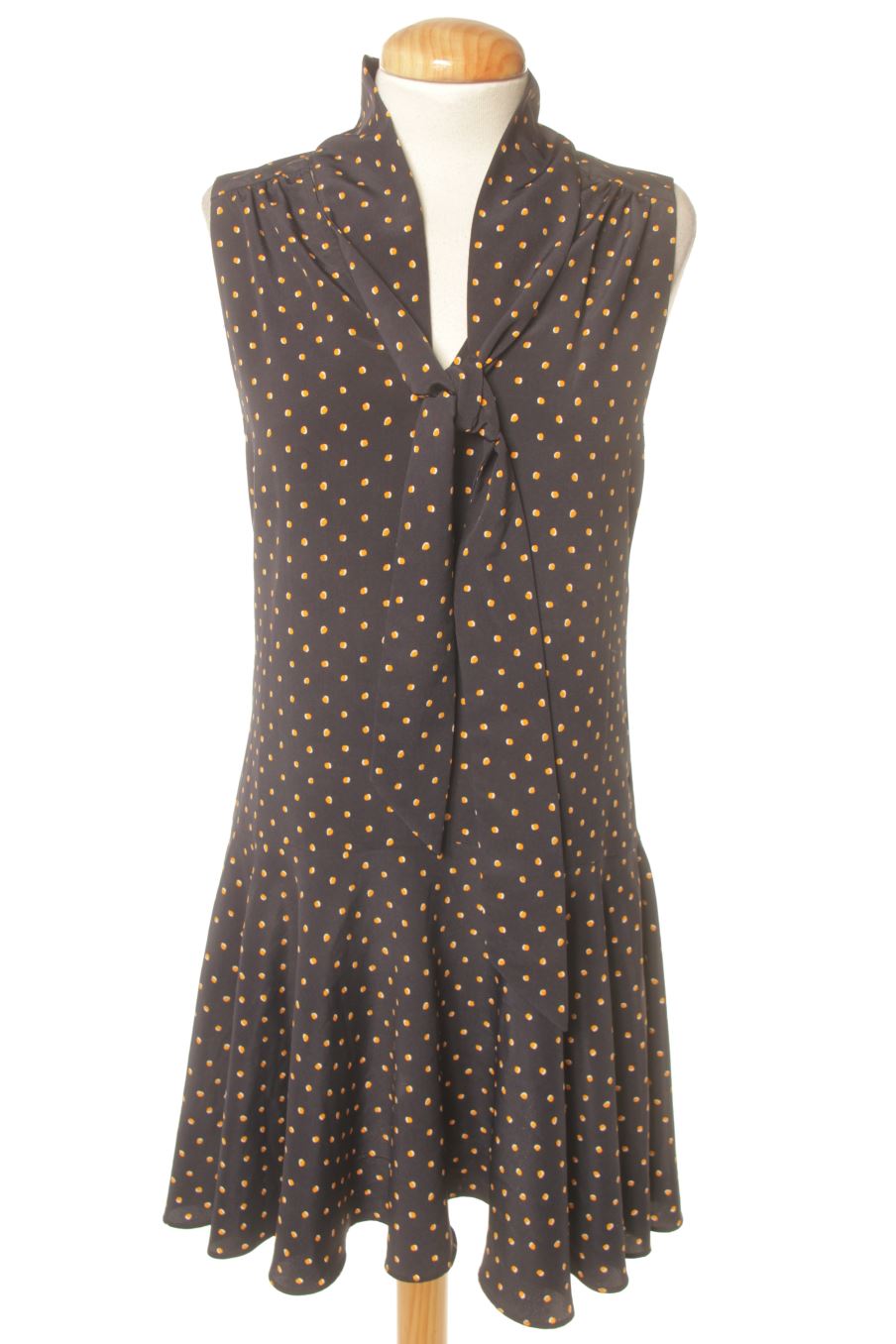 Robe casual Mango de la taille XS, de couleur bleu marine