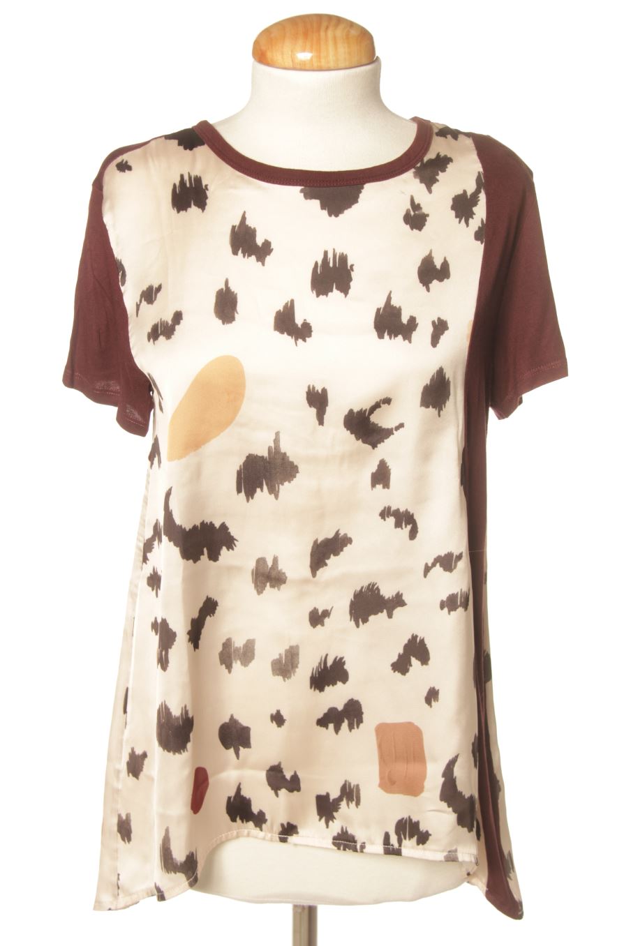 Blusa de manga corta de Zara de la talla S, de color estampado
