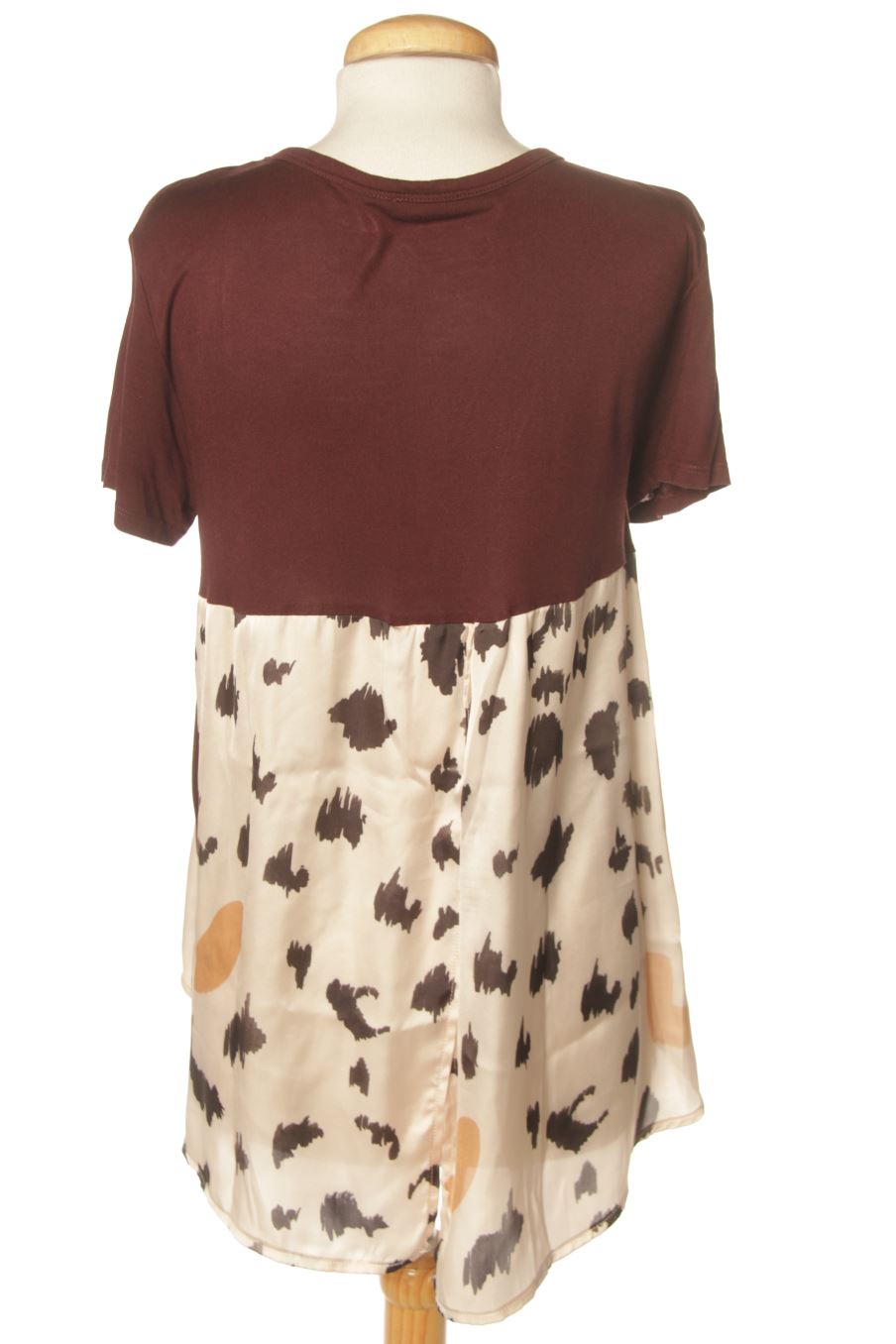 Blusa de manga corta de Zara de la talla S, de color estampado