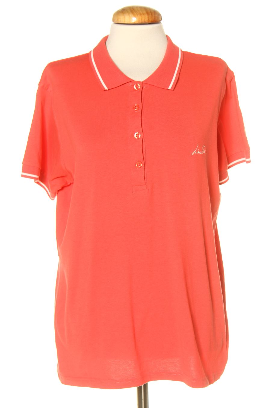 Polo Lizalu` de la taille L, de couleur rose