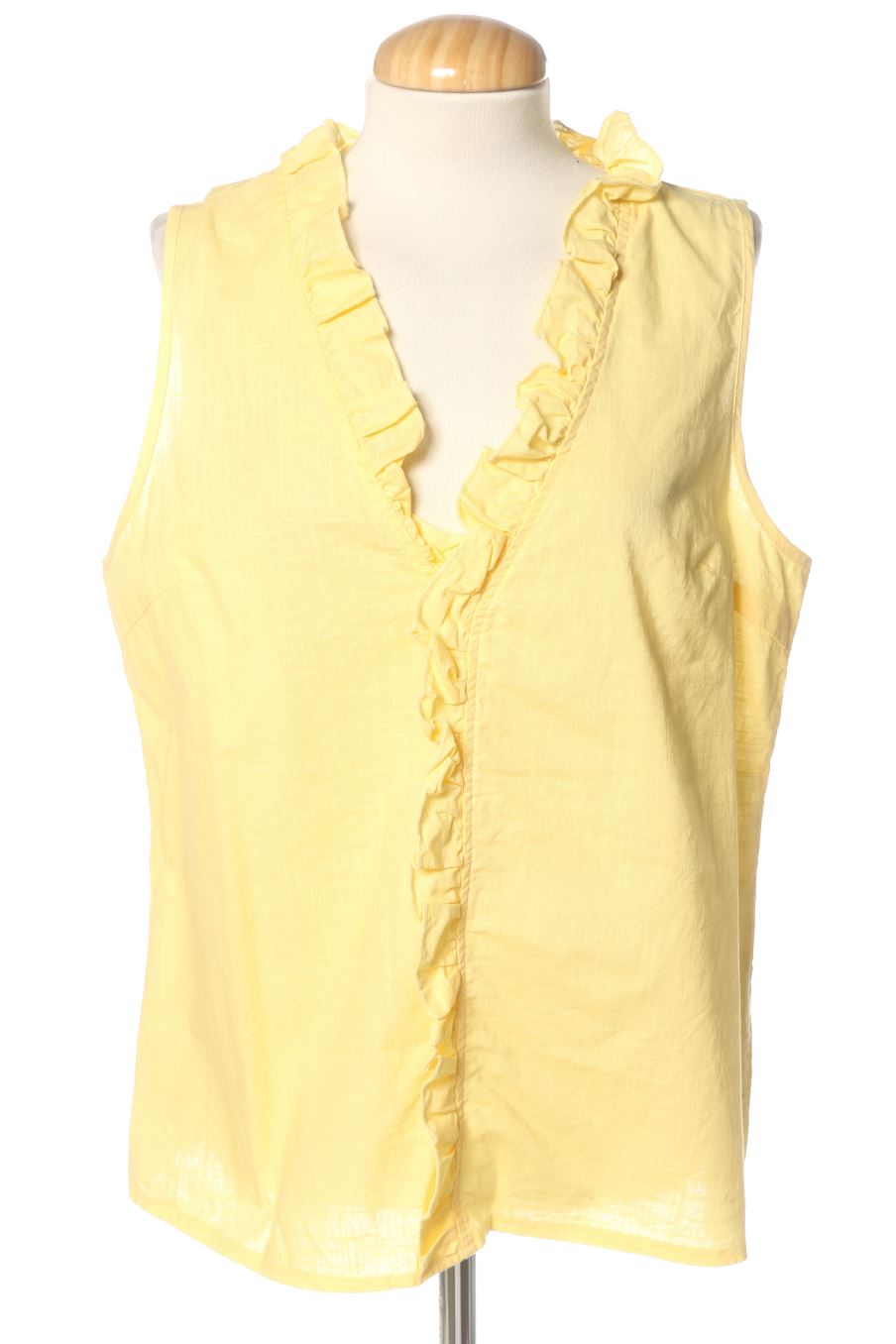 Blusa a maniche corte de PERCENTIL de la talla L, de color giallo
