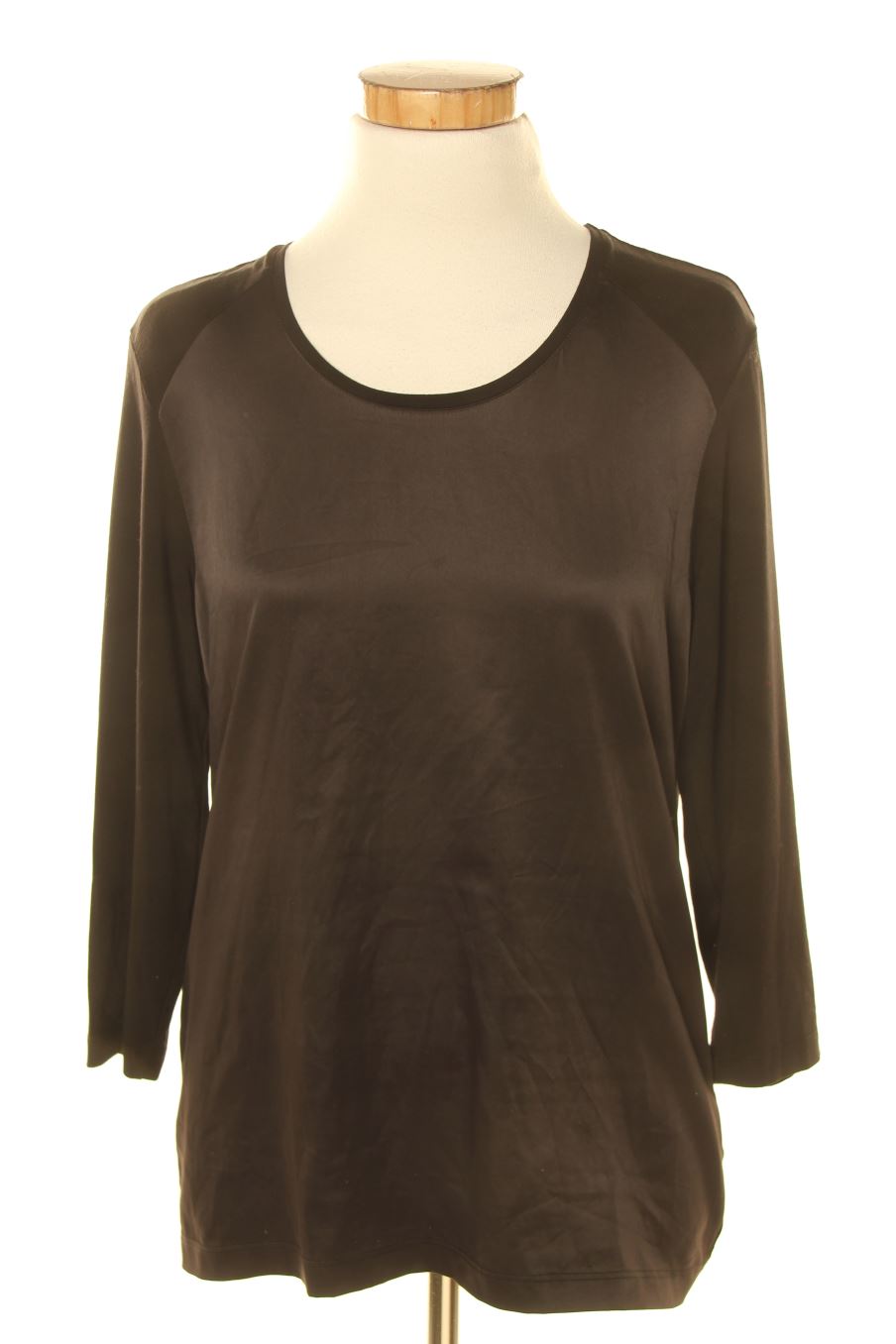 Blusa de manga larga de Blanca de la talla S, de color negro