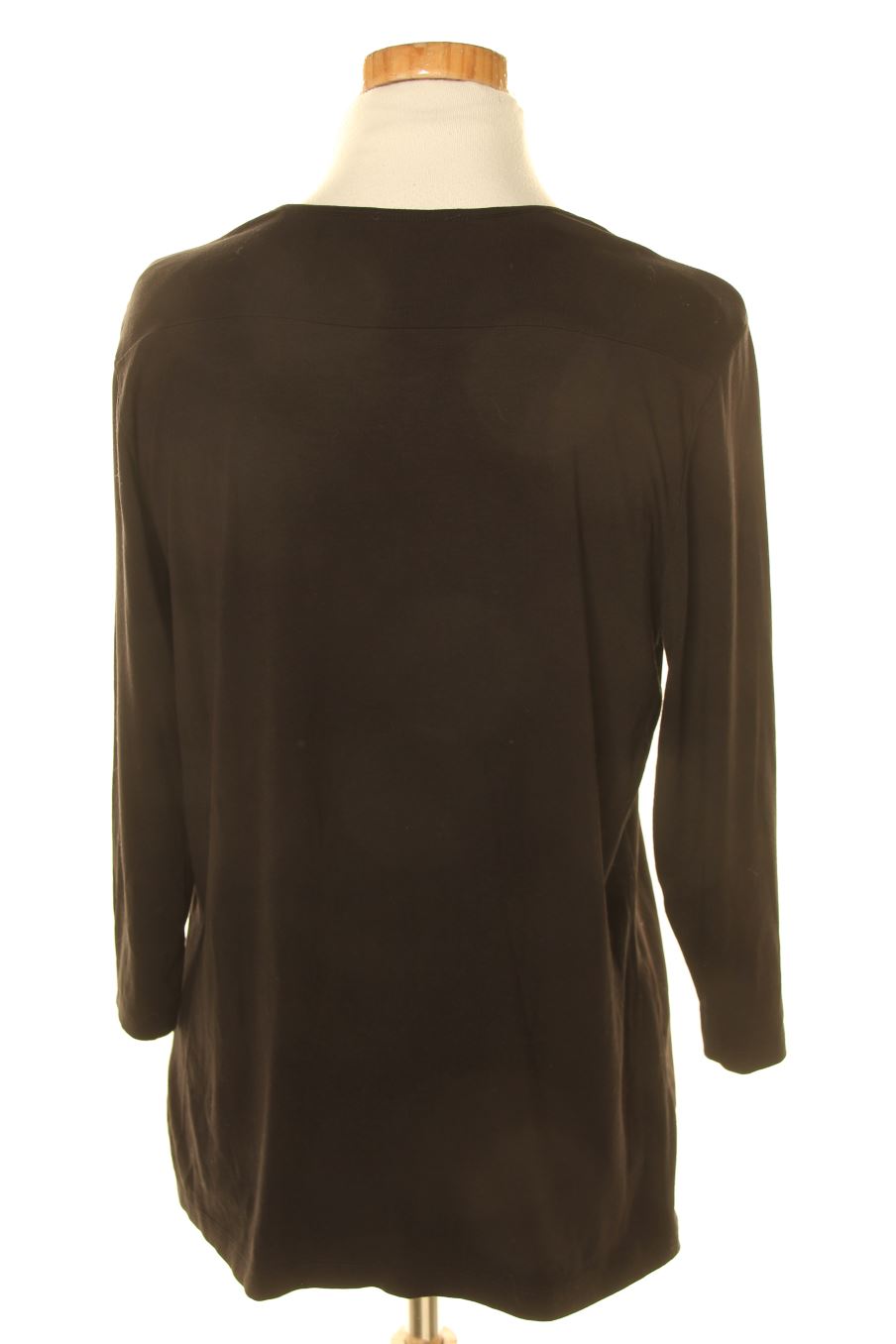Blusa de manga larga de Blanca de la talla S, de color negro