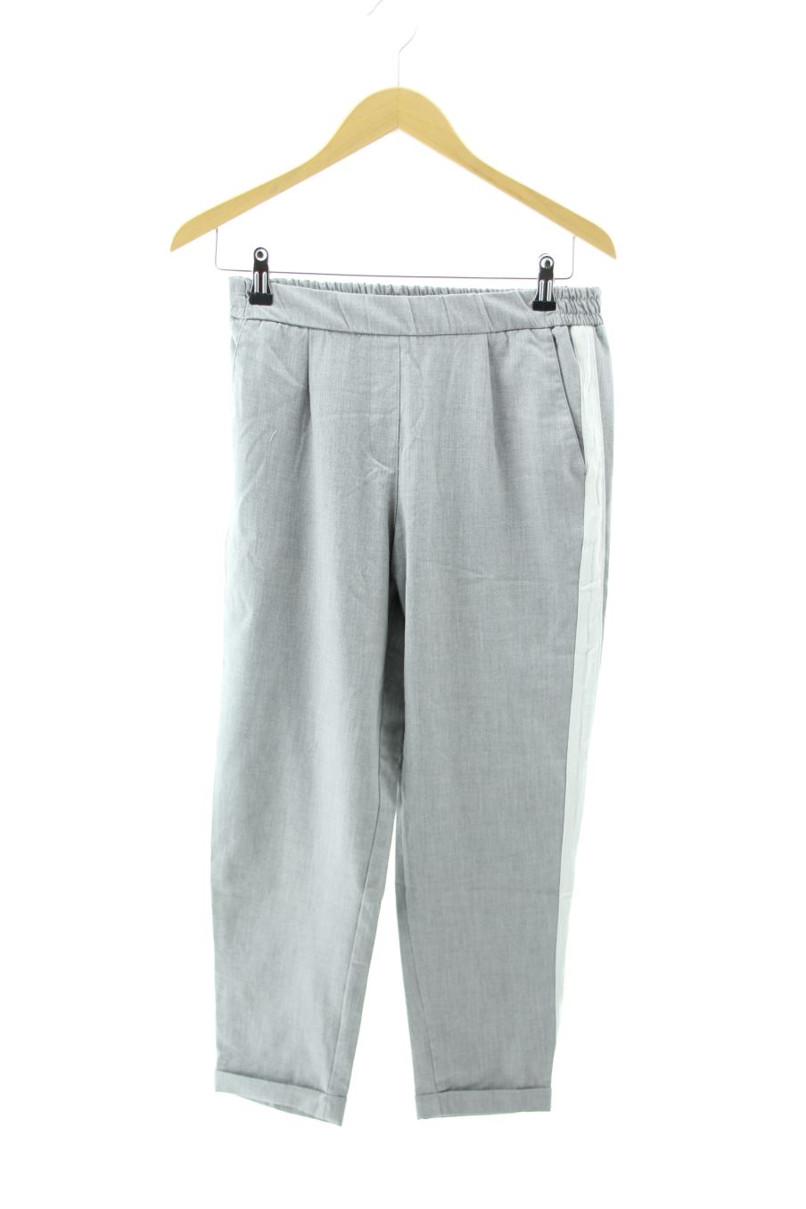 Pantalon Pull & Bear de la taille S, de couleur gris