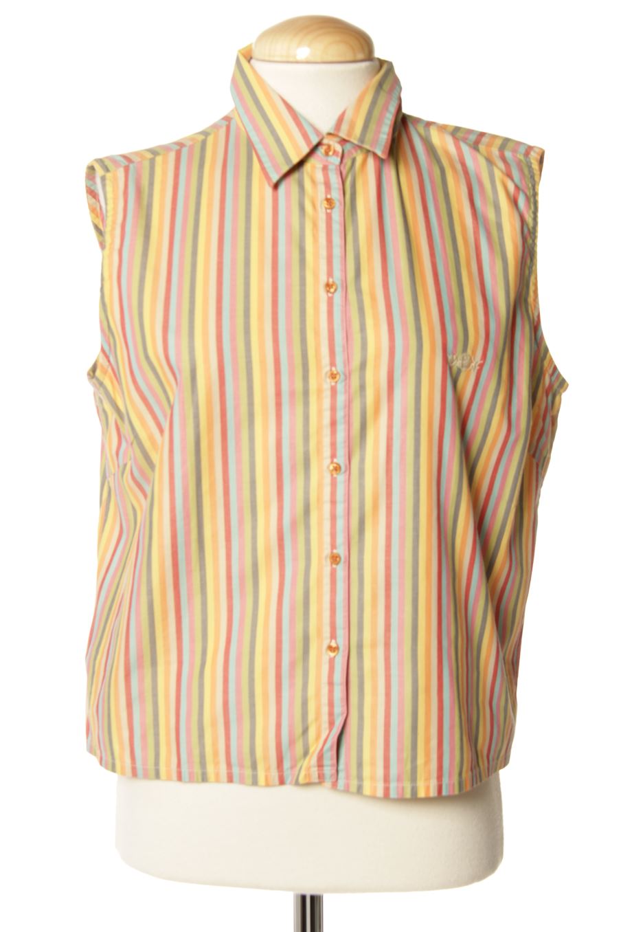 Camisa sin mangas de Rose Hill de la talla 46, de color rayas