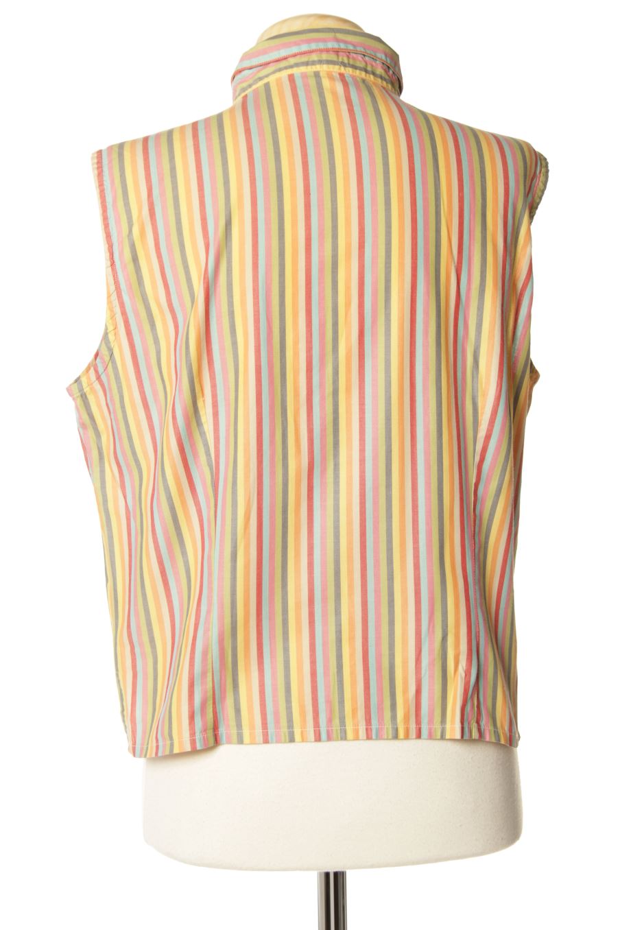 Camisa sin mangas de Rose Hill de la talla 46, de color rayas