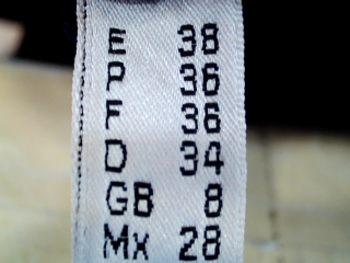 Pantalon Punt roma de la taille 38, de couleur bleu marine