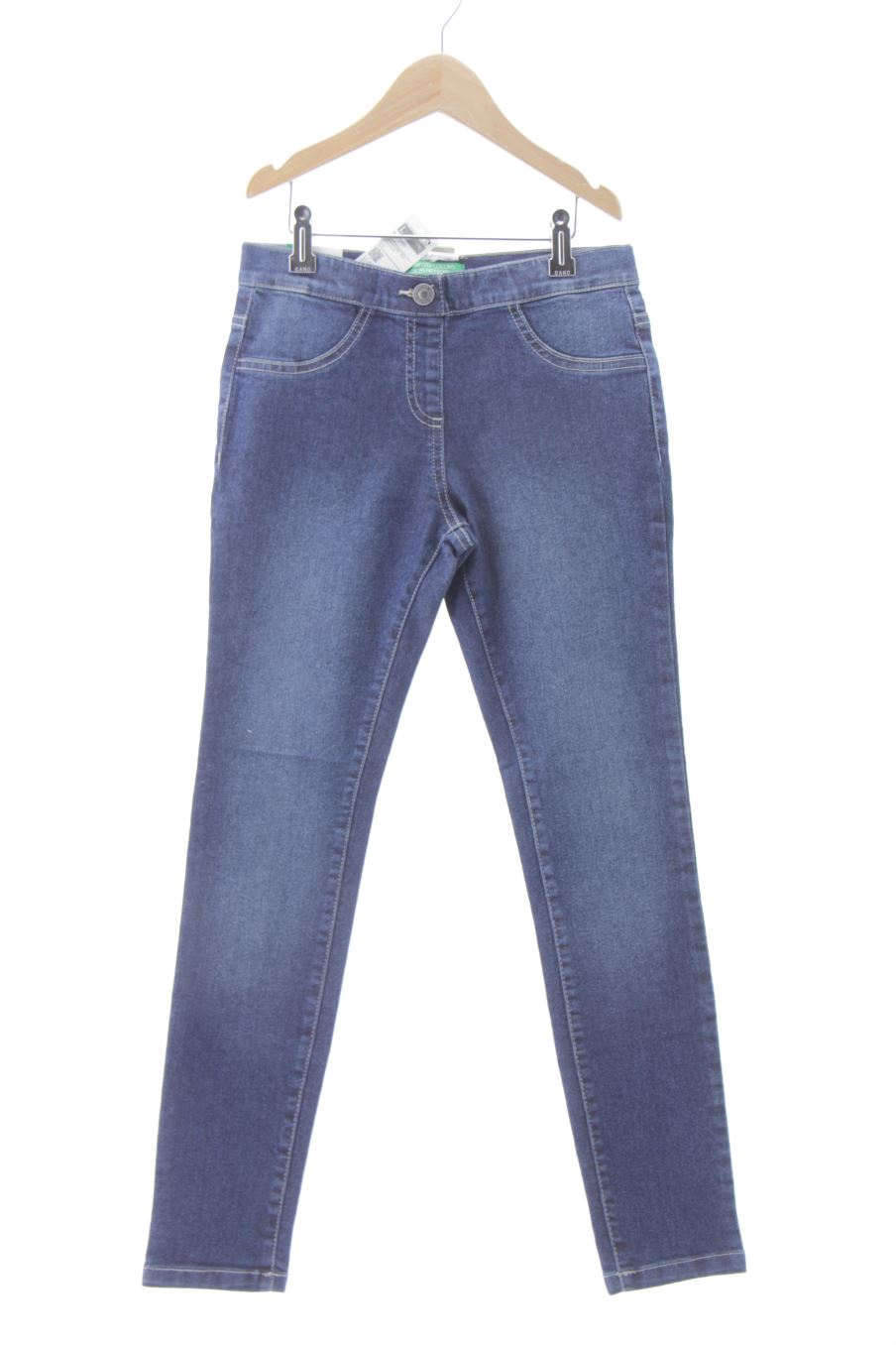 Vaquero de Benetton de la talla 8 años de denim con etiqueta