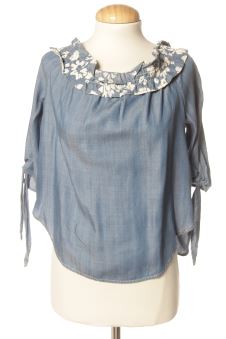 Langärmelige Bluse XS salsa