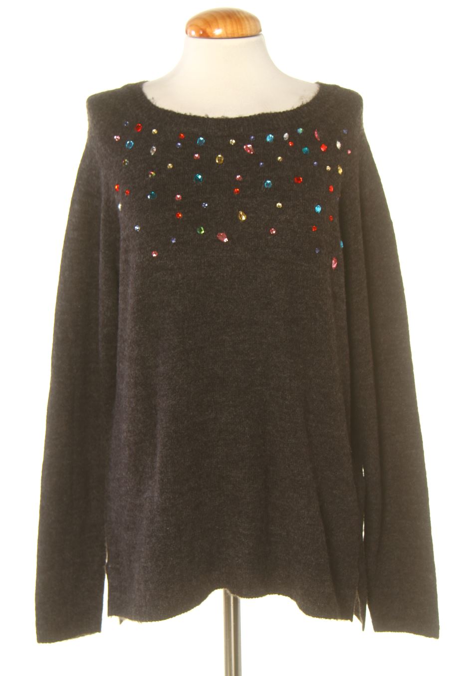 Pull Springfield de la taille M, de couleur gris