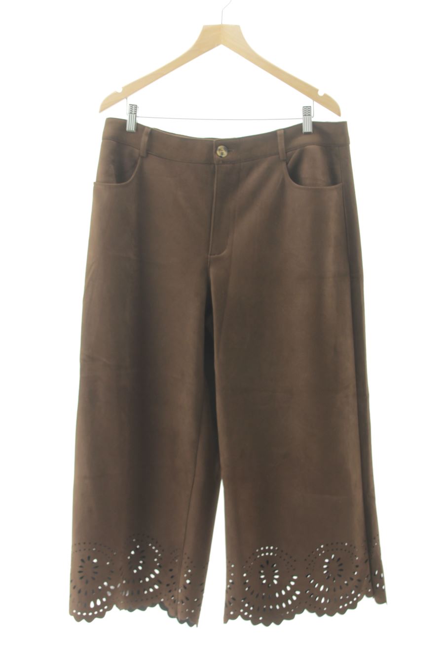 Pantaloni de Zara de la talla XL, de color marrone