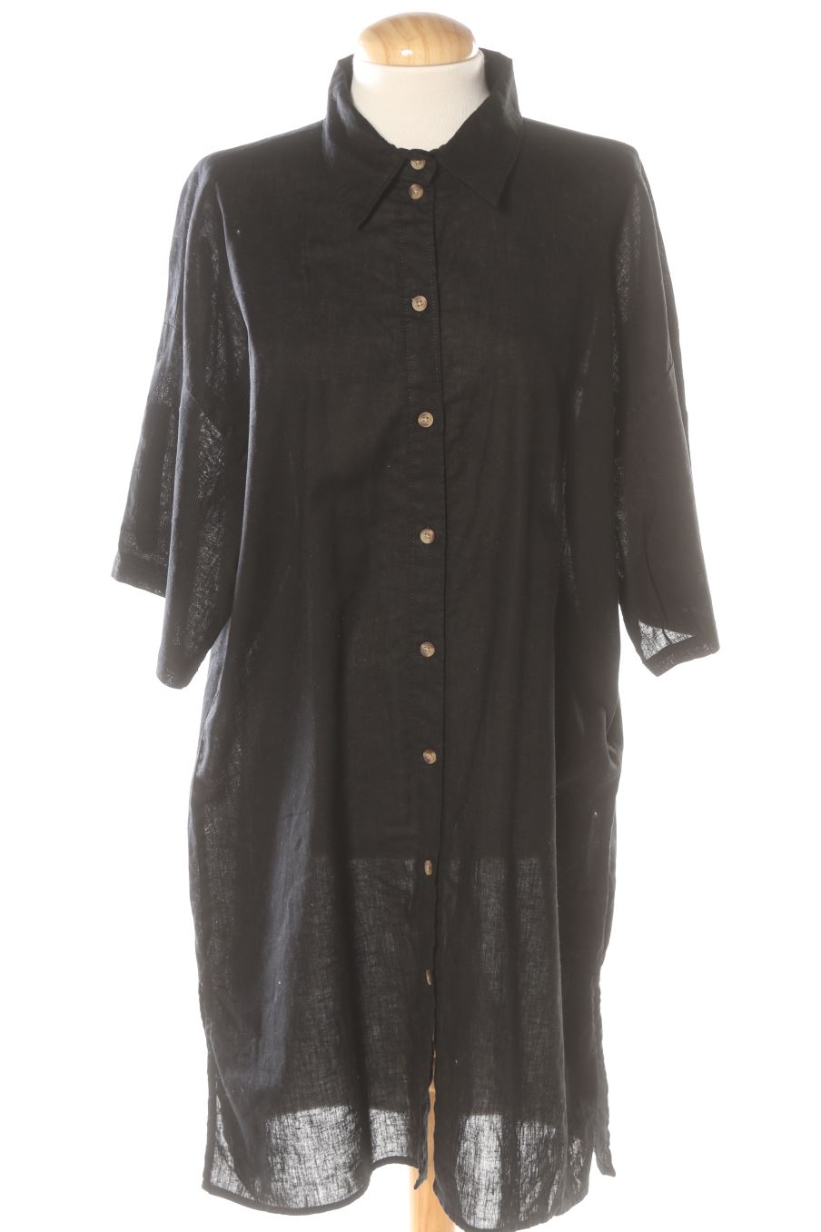Robe casual H&M de la taille S, de couleur noir