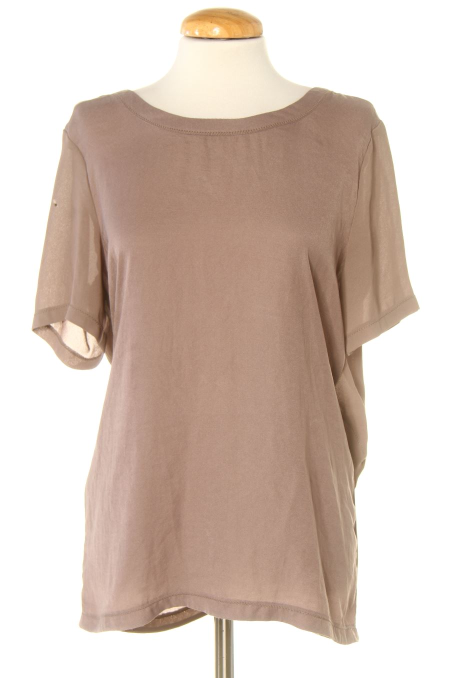 Blusa de manga corta de Mango de la talla M, de color verde