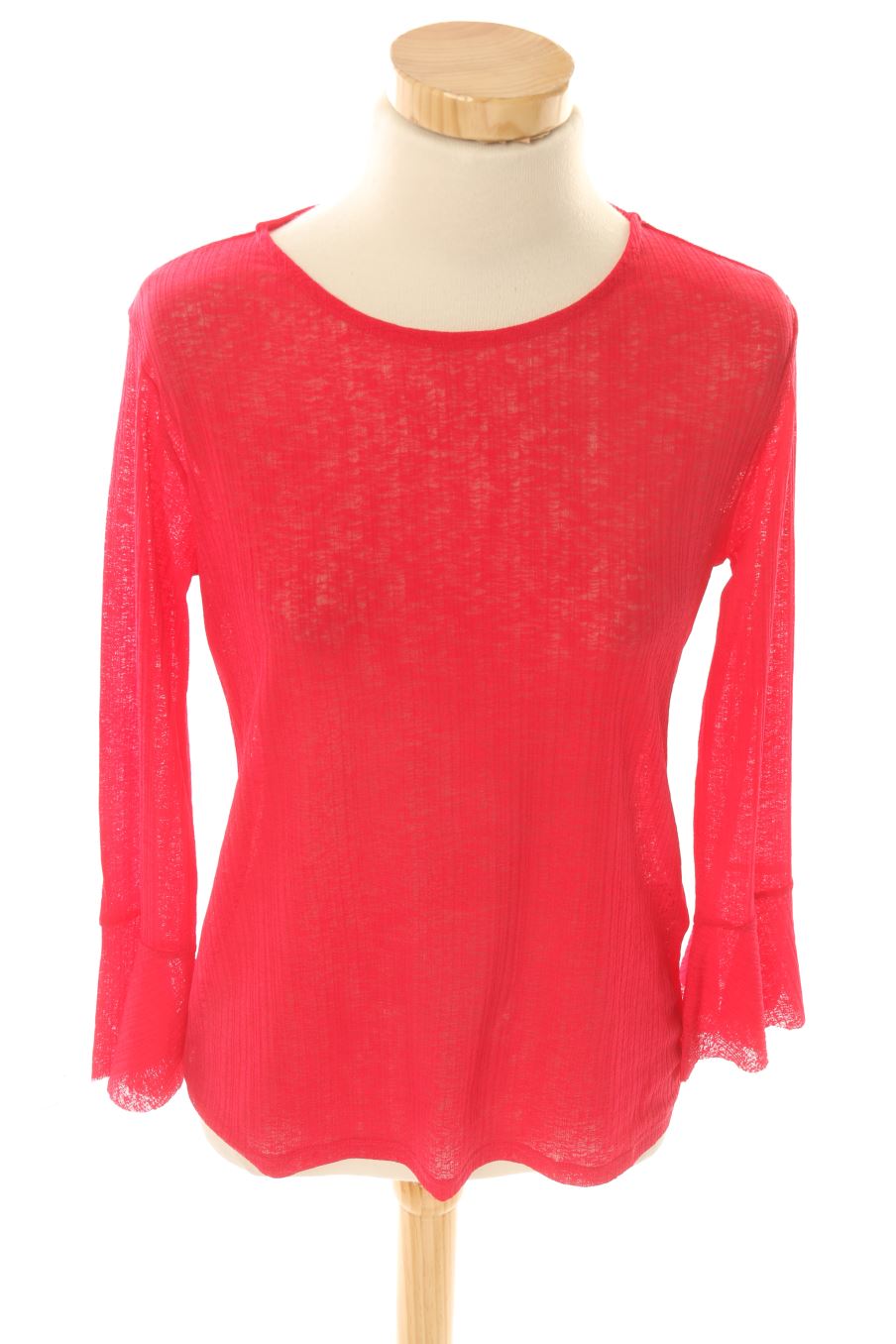 T-shirt à manches longues Pieces de la taille S, de couleur rose