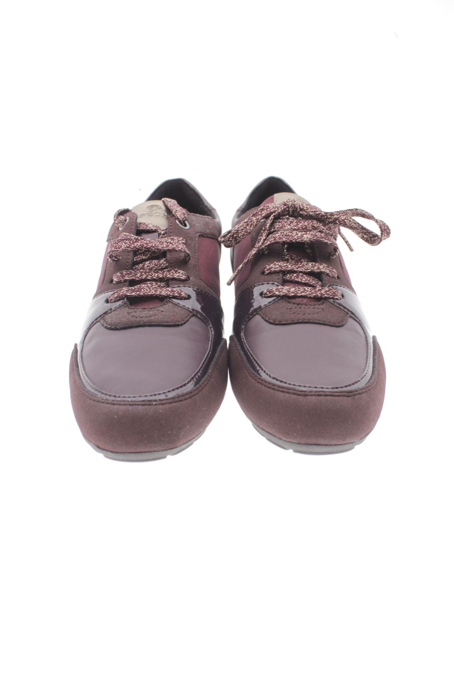 Deportivos de Geox de la talla 38, de color burdeos de