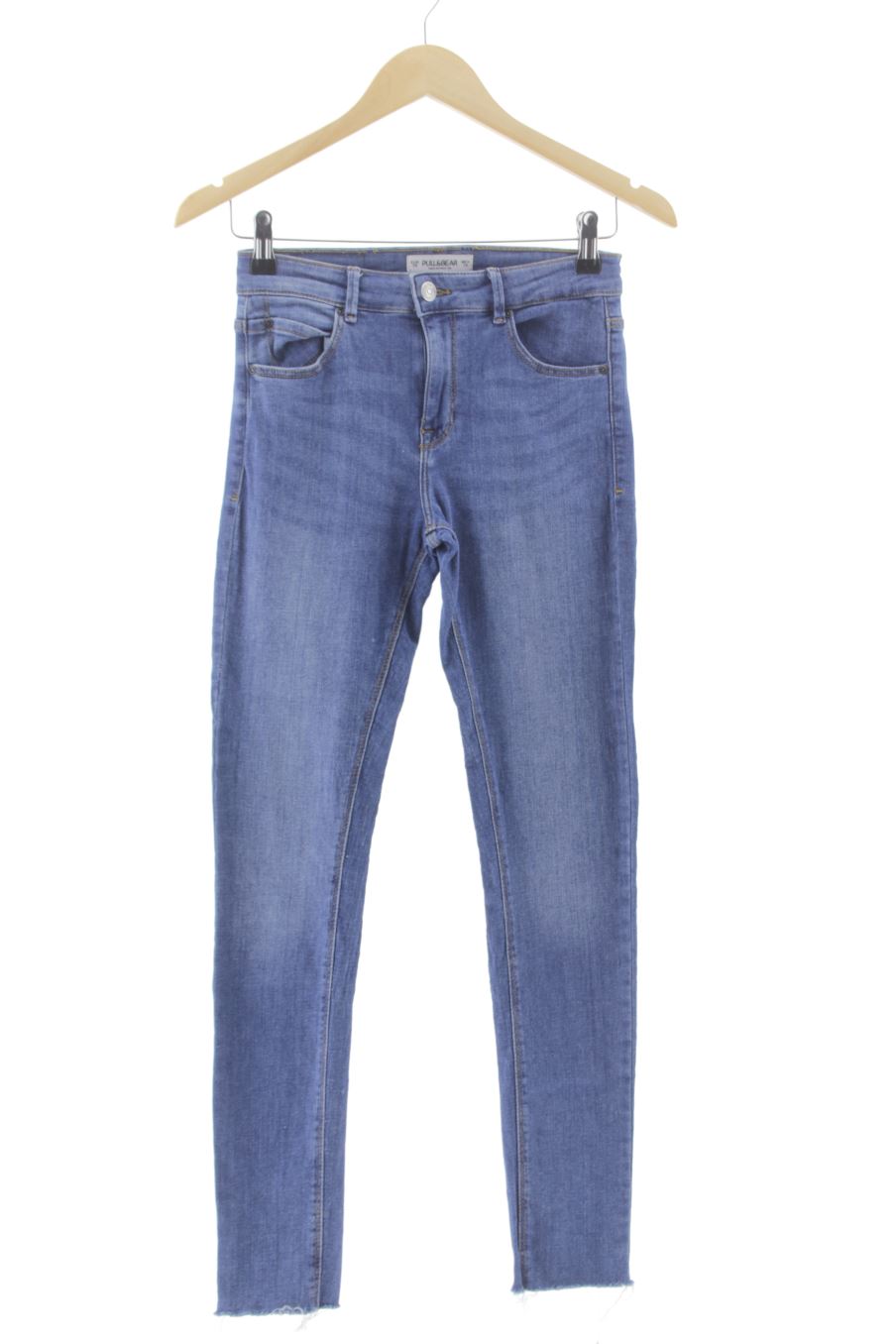Vaquero de Pull Bear de la talla 38 de color azul de ropa vaquera