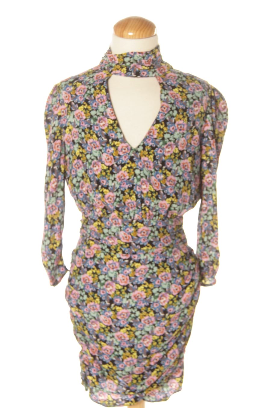 Vestito casual de Bershka de la talla XS, de color fiori