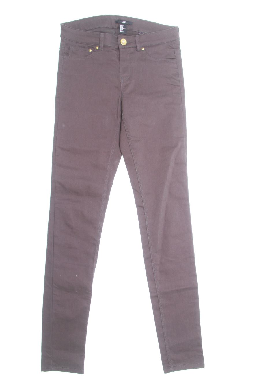 Jeans H&M de la taille 34, de couleur vert de denim