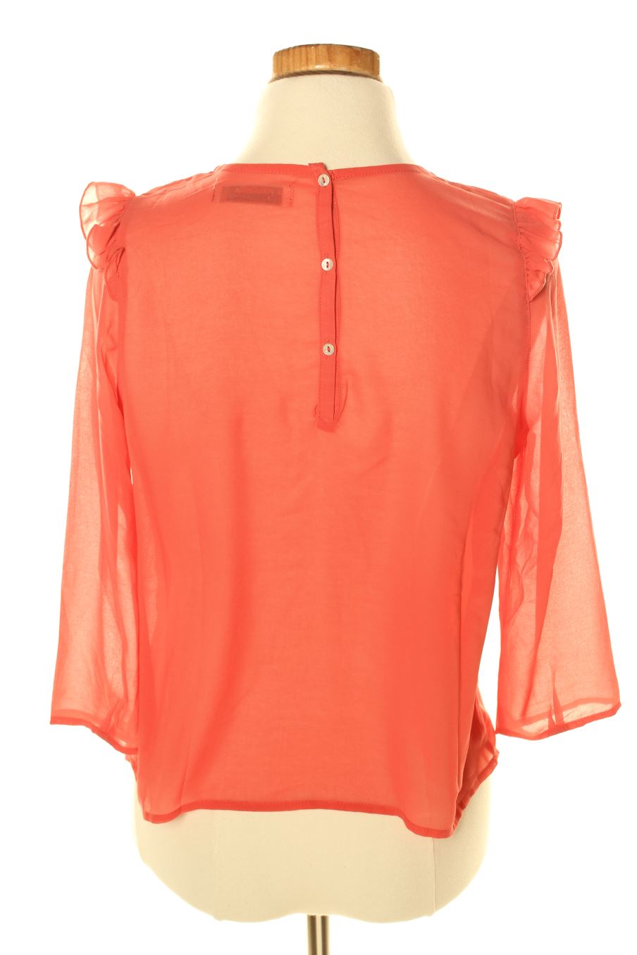 Blouse à manches longues Pull & Bear de la taille S, de couleur corail
