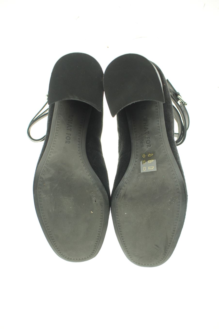 Zapatos de tacon de What For de la talla 38, de color negro de
