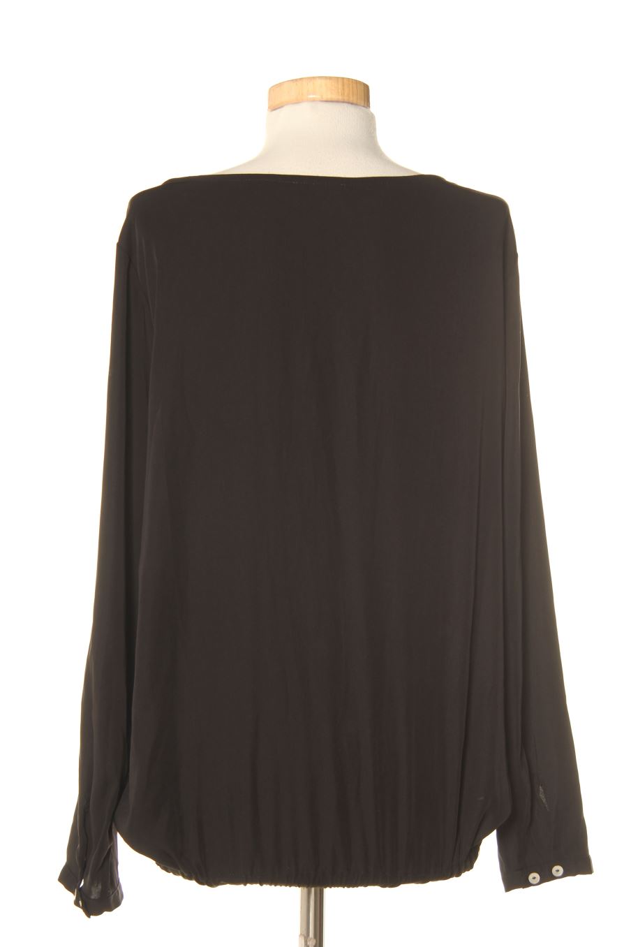 Blusa de manga larga de Trovels de la talla L, de color negro