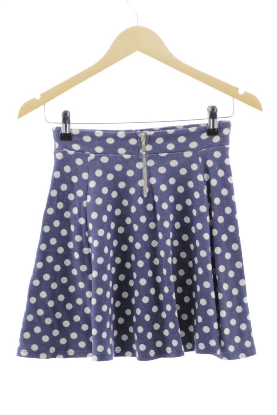 Jupe Stradivarius de la taille S, de couleur bleu
