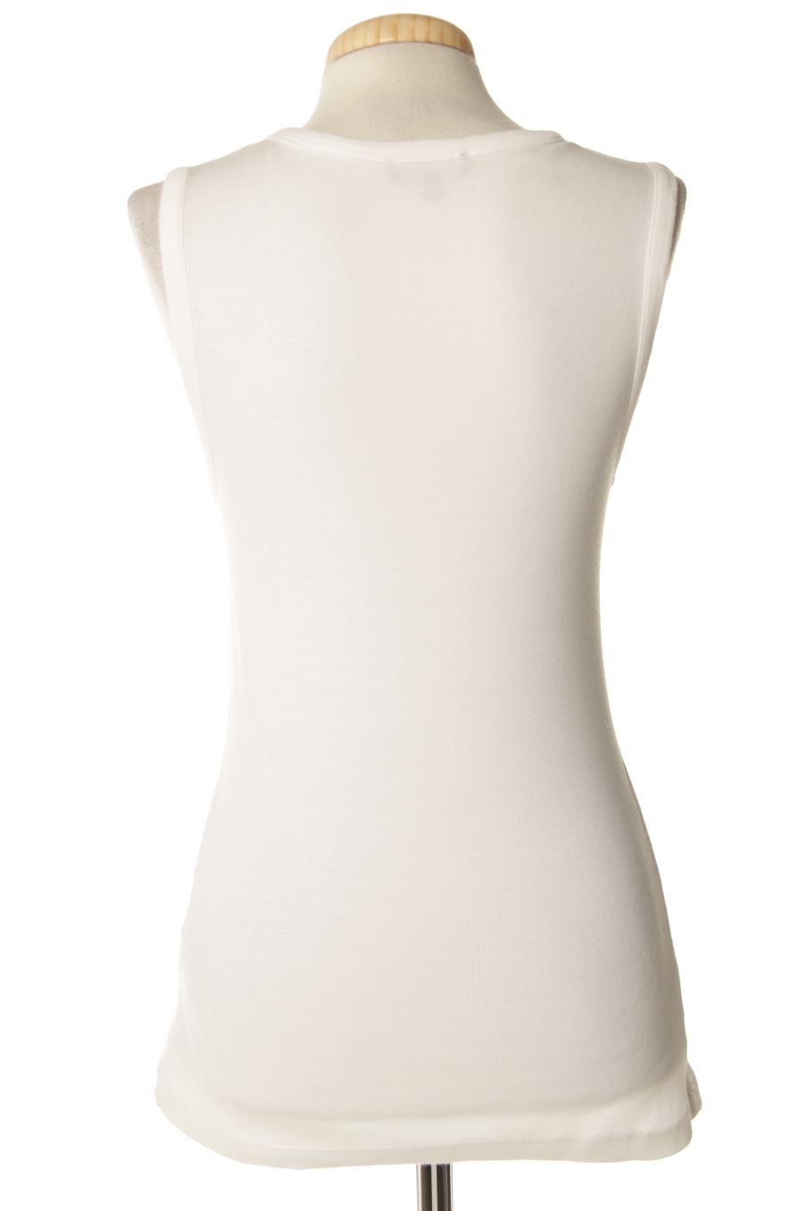 Camiseta sin mangas de Caroll de la talla 40, de color blanco