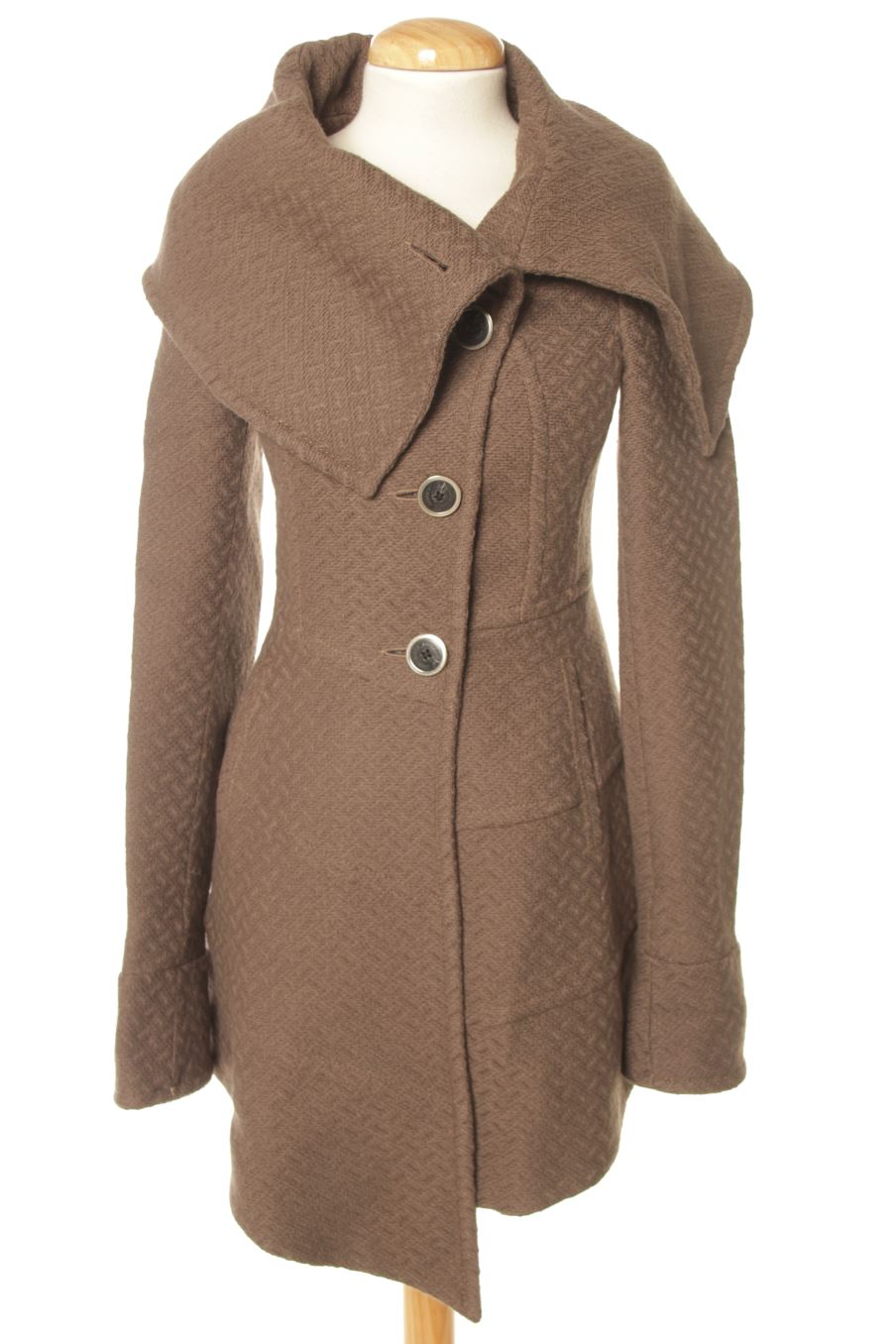 Abrigo de KAREN MILLEN de la talla 36, de color marrón
