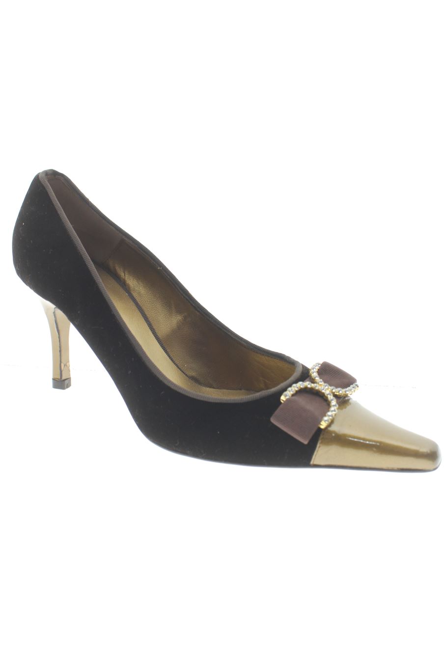 Zapatos de tacon de Gallieri de la talla 38, de color marrón de