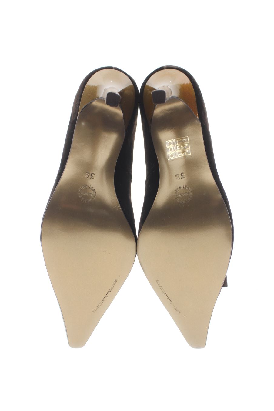 Zapatos de tacon de Gallieri de la talla 38, de color marrón de
