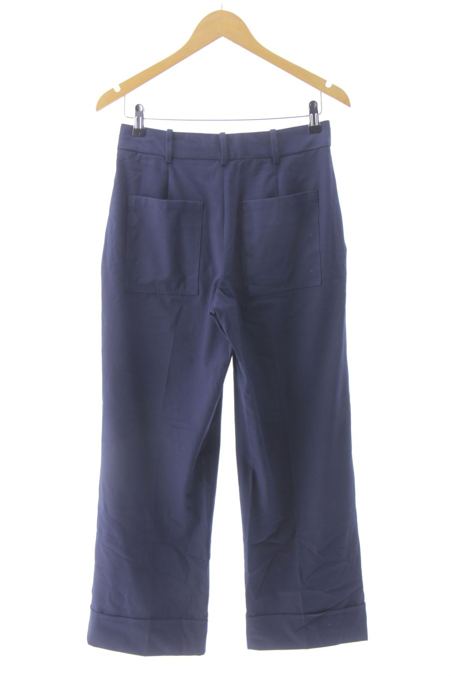 Pantalón de Zara de la talla XS, de color azul marino