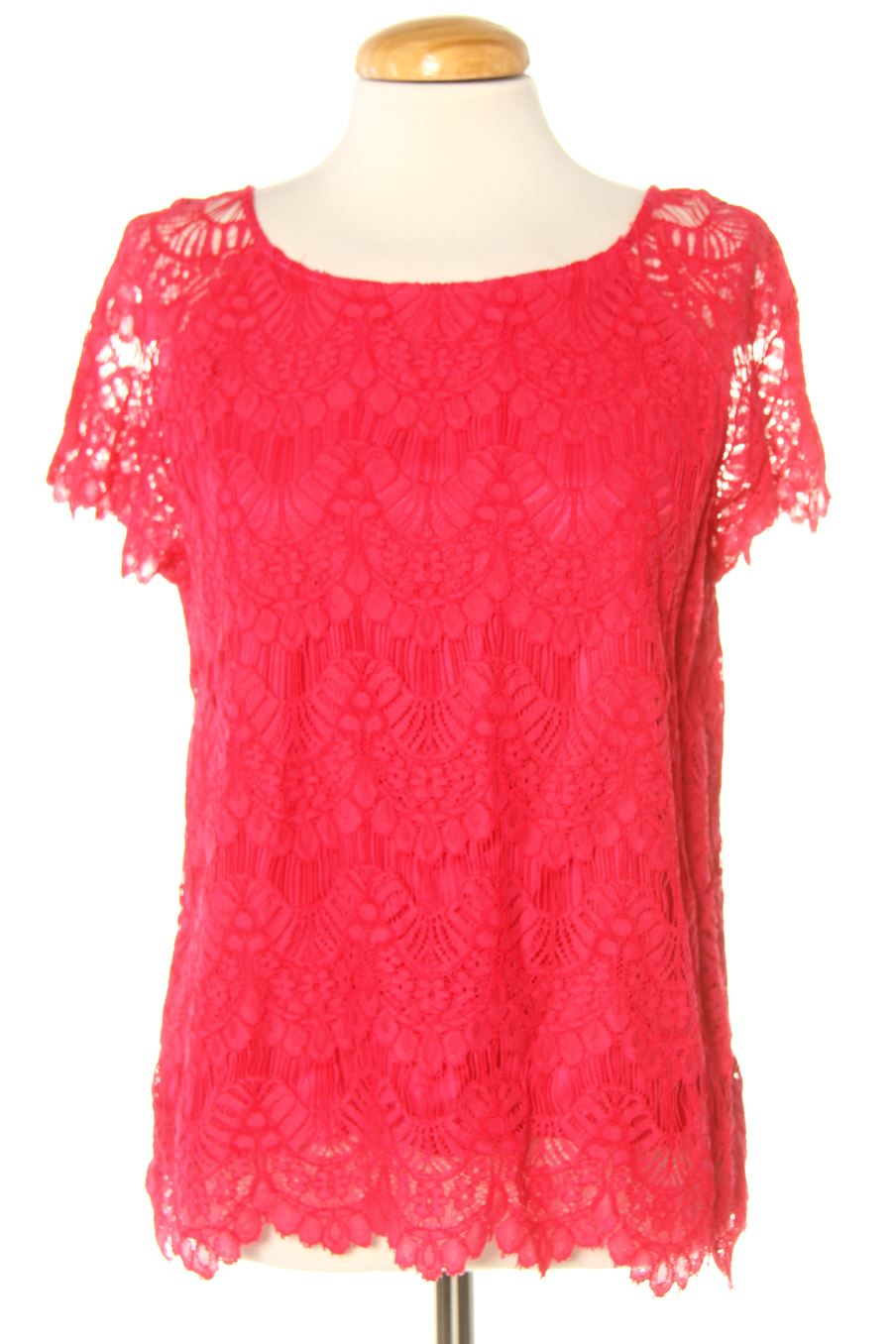 Blusa de manga corta de PERCENTIL de la talla M, de color rosa