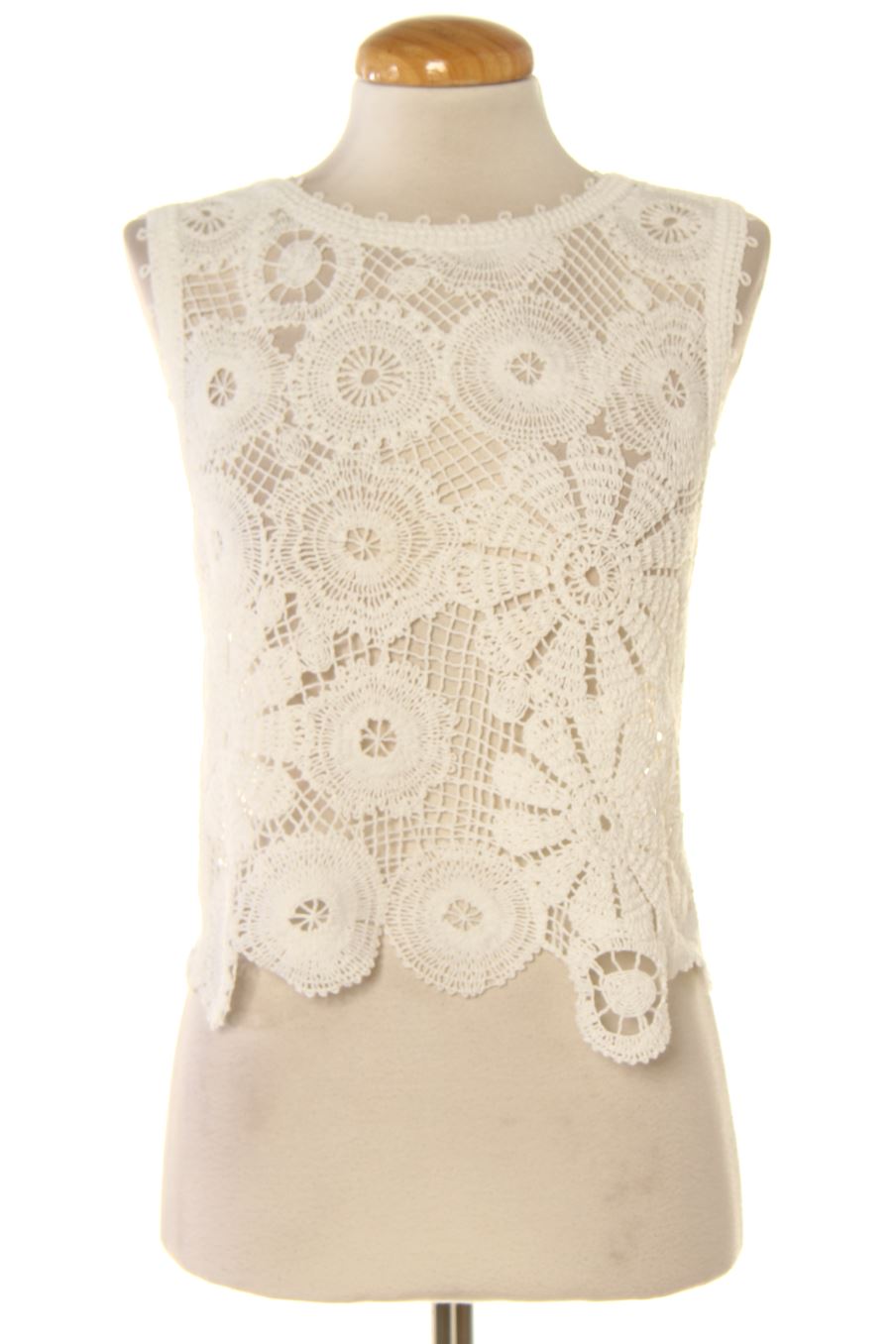 Top Mango de la taille S, de couleur blanc
