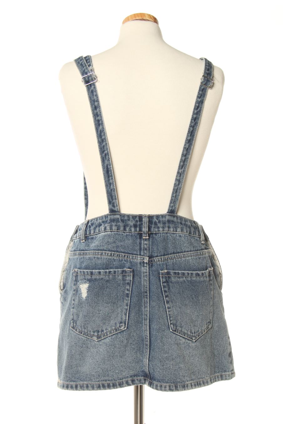 Robe casual Pull & Bear de la taille M, de couleur bleu de denim