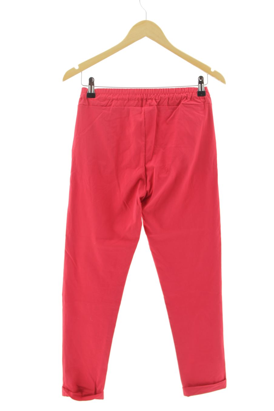 Pantalon Made in italy de la taille M, de couleur rouge