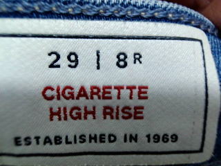 Jeans Gap de la taille 38, de couleur bleu de denim