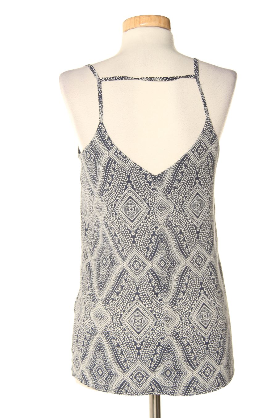 Top de H&M de la talla 34, de color azul marino