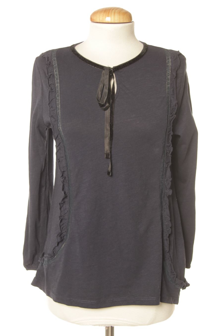 Blusa a maniche lunghe de Sfera de la talla S, de color blu oltremare