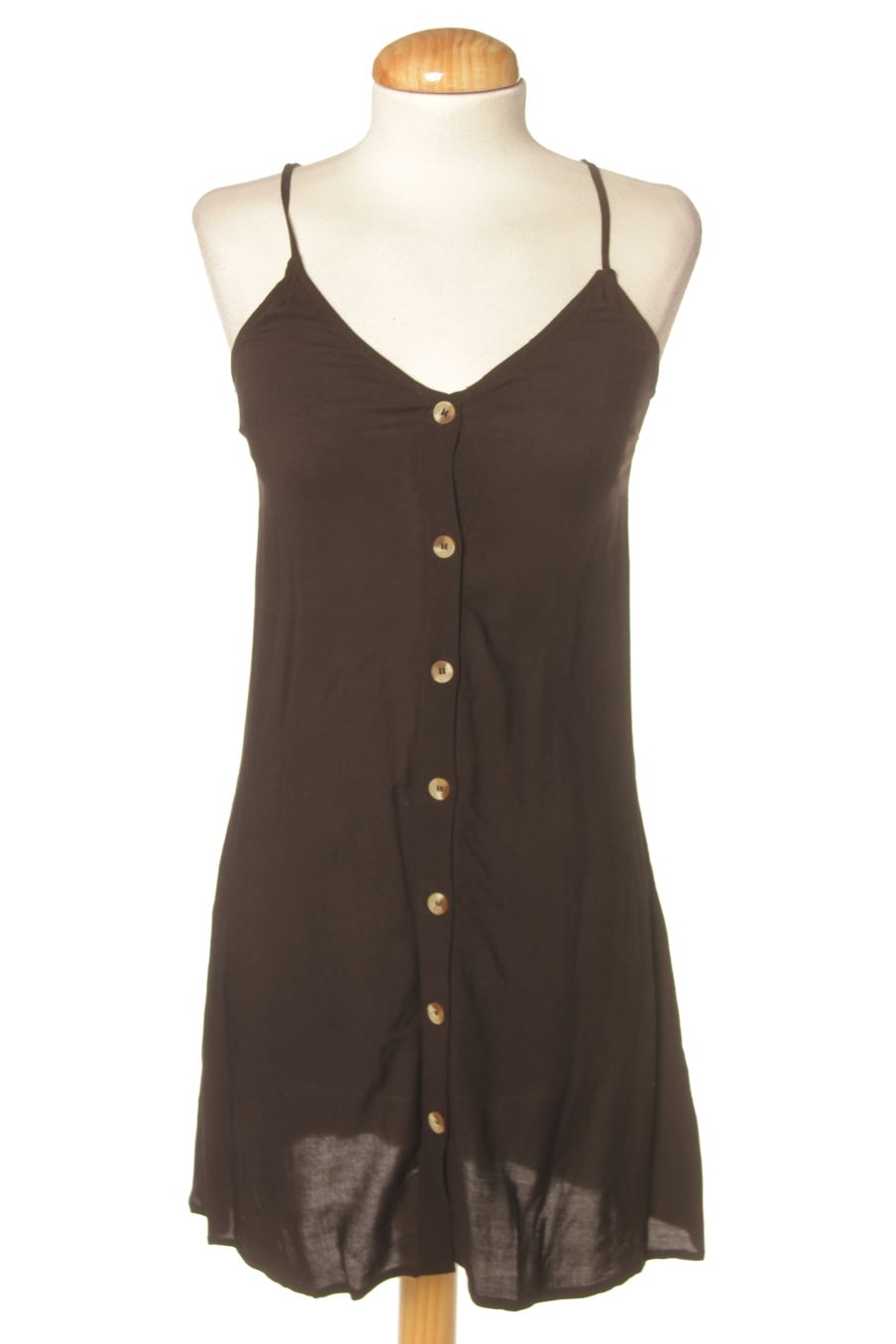 Robe casual H&M de la taille 34, de couleur noir