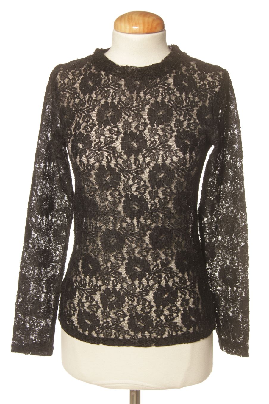 Blouse à manches longues Stradivarius de la taille S, de couleur noir