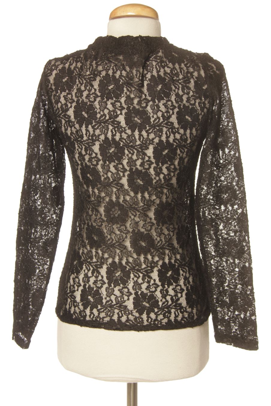 Blouse à manches longues Stradivarius de la taille S, de couleur noir